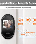 Peephole Camera for Apartment Doors Fits 15/32 Inch Peephole Easy Install Front Door Security No WiFi Required Hidden Camera