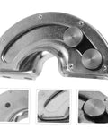Heavy Duty Stainless Steel Invisible Cabinet Hinges With 90 Degree Stop Action Keep Doors From Swinging Too Far For Kitchen Cabinets And Industrial Equipment Panels, stainless hinge close-up