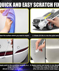 Step-by-step guide using Mercedes-Benz Alpine Grey 956 Touch Up Paint Kit With 2 In 1 Scratch Repair Pen And Brush Color Matched