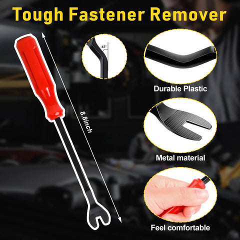 Tool from 260 Piece Car Bumper Retainer Clips Kit With Plastic Rivets And Push Fasteners, 12 Popular Sizes For Door Trim