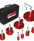 Eight Piece Plastic Pipe Reamer Kit For PVC And Plumbing With Reamers From One Half Inch To Four Inch Ideal For Quick Pipe End Prep