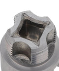 Close-up of a metal die cutter tool from 1 Set Internal External Pipe Thread Cutting Tools For 1/2 And 3/4 Inch Water Pipes