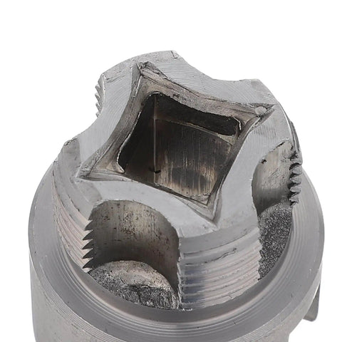 Close-up of a metal die cutter tool from 1 Set Internal External Pipe Thread Cutting Tools For 1/2 And 3/4 Inch Water Pipes