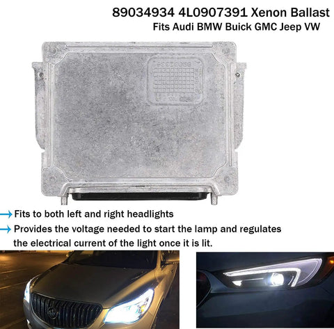 Xenon HID Headlight Ballast Replacement For Cars And SUVs Plug And Play Compatible With BMW 1 Series GMC Acadia Grand Cherokee