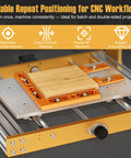 Aluminum Alloy CNC Positioning Side Clamps Kit for 3018 and 4040 Router with T-Slot Table, ensuring precise alignment