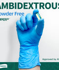 Vinyl Disposable Exam Gloves 4 Mil Powder Free Latex Free Blue 100 Count Small Size Ideal For Food Grade Safe For Food Prep Cooking Cleaning And Medical Use Comfort Fit Ambidextrous Hypoallergenic