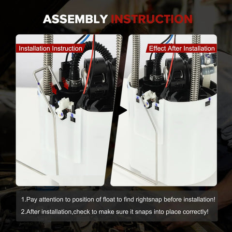Electric Fuel Pump Module Assembly For Ford Escape 2010 To 2012 2.5L L4 Replacement Fits Mercury Mariner with installation instructions
