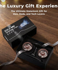 Jet Engine Desk Fan With Eighteen Hour Runtime USB C Rechargeable Turbo Table Fan Aviation Turbine Office Decor Luxury Gift Box