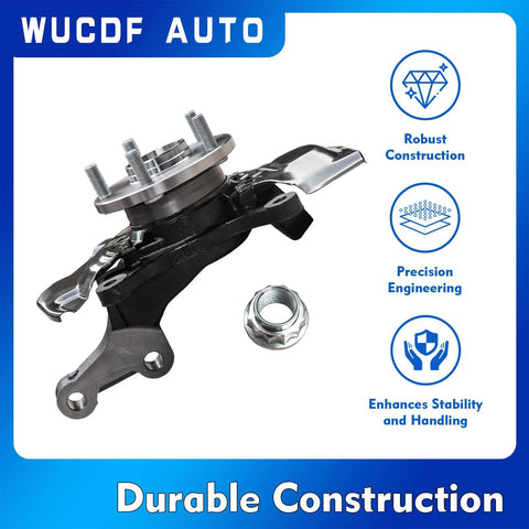 Front Left And Right Steering Knuckle Wheel Bearing Hub Assembly For Toyota Camry 3.5L V6 2007 2011 And Lexus ES350 2007 2012 OE Substitute Replaces LK043 LK044 686 260 686 261 product view