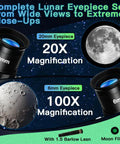 Kid-Friendly Beginner Telescope With 50mm Aperture And 100x Magnification Portable Tripod Kit With 2 Eyepieces And Finder Scope STEM Educational Gift For Boys And Girls Ages 6 12 Perfect Starter Astronomy Gear 20mm and 6mm eyepieces