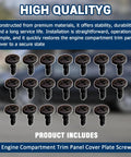 20Pcs Engine Bay Trim Panel Cover Plate Screw Clips Replacement For Cayenne 2003-2006 And 2008-2010 Fits 95557271000
