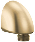 90 Degree Wall Elbow For Handheld Shower In Champagne Bronze Lumicoat Finish, Durable Wall Union Water Supply, Easy Clean No Fuss Mineral Buildup Resistant, Perfect For Replacement Or New Construction, Compatible With Most Hand Showers