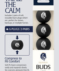 Noise Blocking Horse Ear Plugs For Shows And Training Soft PU Foam Reusable Ear Buds For Horses in packaging