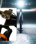 Ride Ready Electric Bike Front Light Mount On Handlebar With 3 Pin Female Waterproof Connector LED Headlight For 24V 36V 48V 60V