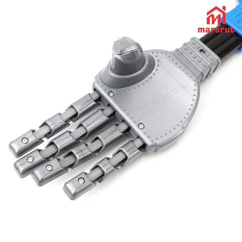 Long Arm Plastic Robot Hand Grabber With 14.2 Inch Reach Heavy Duty Pick Up Tool And Litter Reacher Smooth Claw Tips For Gentle Scratch Free Grabs Your Go To Durable Garbage Grabber For Indoor And Outdoor Cleaning