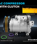 Oem Style Ac Compressor Direct Drop In Replacement For Honda Odyssey Pilot Ridgeline And Acura Mdx Zdx Keeping Ya Comfy During Hot Summers With Zero Hassle with clutch and O-rings.