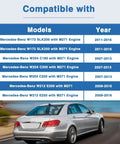 Compatibility chart for Durable High Temp Turbocharger Air Intake Hose Replacement showing Mercedes-Benz models and years