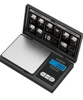 Pocket Grab N Go Precision Scale With 0.01g Accuracy, 500g Capacity, Tiny Jewelry And Kitchen Scale open with digital display