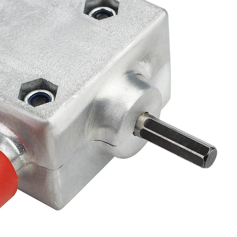 Close-up of the metal head of the Top Rated Heavy Duty Metal Nibbler Cutter For Steel Iron Sheets, showing attachment details.
