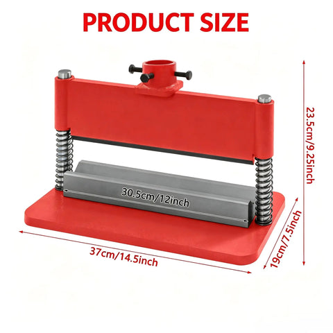 12 Inch Press Brake Attachment For Hydraulic Shop Presses Heavy Duty Metal Bending Tool Compatible With 12 Ton Or 20 Ton Workshop Rigs Built Like A Tank Red No Sweat Setup