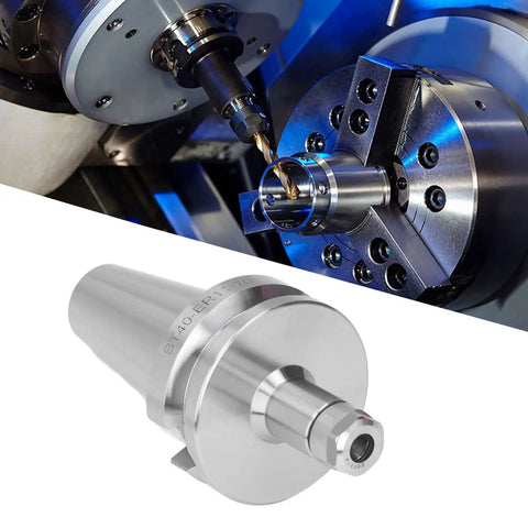 ER11A 70 CNC Tool Holder With Wrench, Pro Grade High Precision Milling Arbor, shown in use on CNC machine