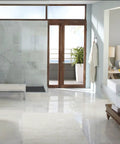 Modern bathroom featuring the Chrome One Handle Modern Bathroom Faucet With Drain Assembly and Optional Deck Plate Slick and Sleek Water Sense Certified for Easy Single Lever Temperature Control.