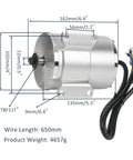 Detailed dimensions of 72V 3000W electric motor from 32 Inch Go Kart Rear Axle Kit With Steering Parts And 72V 3000W Electric Motor Kit