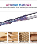 Built Tough Spiral Upcut Router Bit 3/16 Inch Cutting Diameter With 1/4 Shank And Heavy Duty Coating for cutting plywood, MDF and wood.
