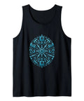 Fresh Black Tank Top For Real Machinists Who Rock The Shop With Style featuring blue vise gauge design, perfect for mechanics.