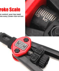 Close-up of Simple Stroke Setting Rivet Nut Tool Kit showing stroke scale for precise control and adjustment.
