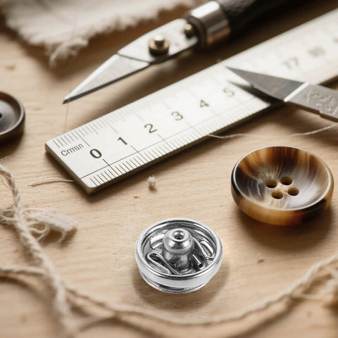 120 Pcs Silver Metal Snap Fasteners 6mm Mini Sew On Button Closures for Clothes Dolls Garments DIY Sewing Accessories