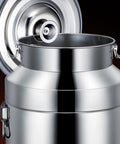 Top Shelf 304 Stainless Steel Food Storage Container Keeps Coffee Rice Flour And Dry Goods Crisp In The Kitchen with durable locking lid.