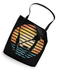Black Dragon Boat Paddler Tote Bag For Dragonboating Teams And Fans Race Day Gear featuring sunset and paddling graphic