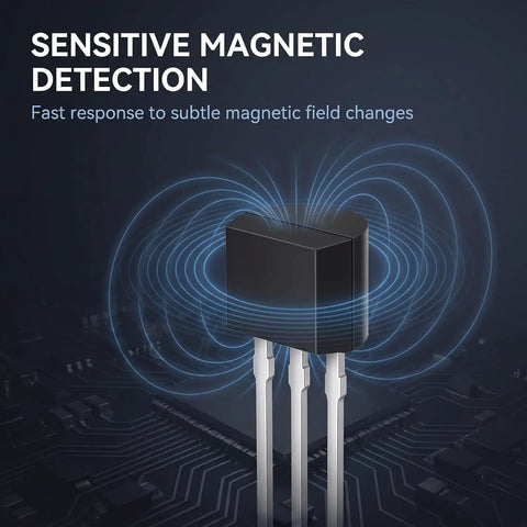 Heavy Duty Pack Of Ten Rock Solid Hall Effect Sensors With Oh49E And Ss49E Compatibility For Pro Industrial Workflows and compact magnetic field detection.