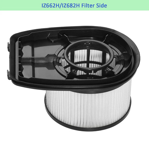 All In One Replacement Filter Kit For IZ662H IZ682H Rocket Pet Pro Vacuums filter side view