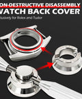 All In One Watch Case Opener Tool Kit With Six Grooved Chuck Sizes 18.50Mm 20.20Mm 22.50Mm 26.50Mm For Easy Caseback Removal And Watch Repair
