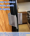 Two Pack RV Sliding Mirrored Door Latch Replacement Hardware For RV Motorhomes And Campers, Universal H527 Fit, Secure Mirror In Transit