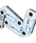 Magnetic Welding Magnets Positioning Kit Four Pack With Angled 15 45 60 90 Degree Jigs in use at 90 degrees