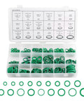 270 Piece AC O Ring Kit With 18 Sizes And Oil Resistant Rubber O Rings For Car AC Compressor Sealing in open durable box