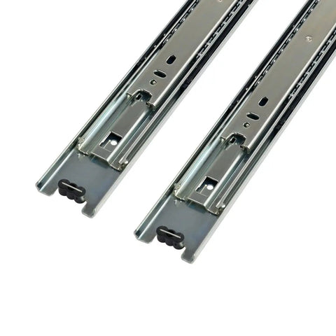 10 Inch Full Extension Drawer Slides, Side Mount, Stainless Steel Ball Bearing, Heavy Duty 100 Lb Capacity, 2 Pack For File Drawers, Dressers