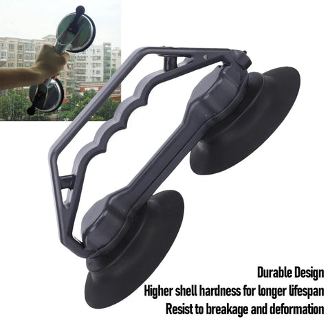 Heavy Duty Glass Suction Cup With Rock Solid Power Grip Vacuum Lifter For Moving Glass Tiles Marble Slabs Doors And Windows Ergonomic Handle Makes Tough Jobs A Snap