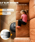 2 In 1 Robot Vacuum And Mop With 6500Pa Beast Mode Suction Gyro Inertial Navigation Slim design cleaning under couch