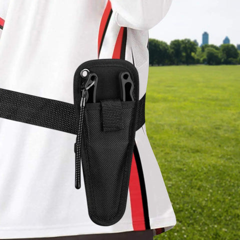 Pro Grade Fish Lip Gripper Pliers With Upgraded 4.3 Inch EVA Foam Handle clipped to belt outdoors