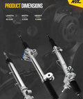 Power Steering Rack And Pinion Assembly Replacement Fits 2000 Through 2011 Impala LaCrosse Century Regal Monte Carlo