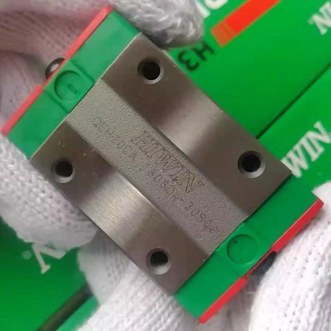 Linear Guide Rail Kit For CNC Machines And 3D Printers QEH20 Series Carriage And Slider Interchangeable Blocks For Smooth Rock Solid High Precision Motion Control In Everyday Automation, close-up