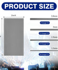 12 Pack Welding Practice Kit With 2 By 4 Inch Coupons In 9 11 14 16 Gauge Mild Steel size chart image