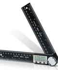 Digital Angle Ruler Protractor with 7 Inch and 200mm Scale, Handy Angle Finder Gauge for Woodworking, Carpentry, and Construction