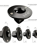 Premium Low Profile Socket Adapter Set With AntiWobble Rigid DualLock Base And Magnetic Reduction Extension Kit Perfect For Tough Auto Mechanic Repairs And Narrow Engine Bay Access Without The Stress Of Dropping Bits., CR-V steel socket conversion adapter 3/4 to 1/2 in