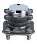 Rear Wheel Bearing And Hub Assembly For 2007-2012 Nissan Sentra, 4 Lug, ABS, 512384 Replacement in steel finish