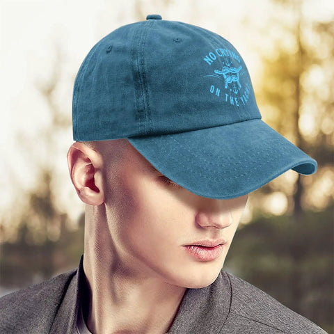 Vacation Quotes Funny Hat For Women Cool Washed Cyan Blue Cap That Says It All With Cute Humor Lightweight Sun Protective Style